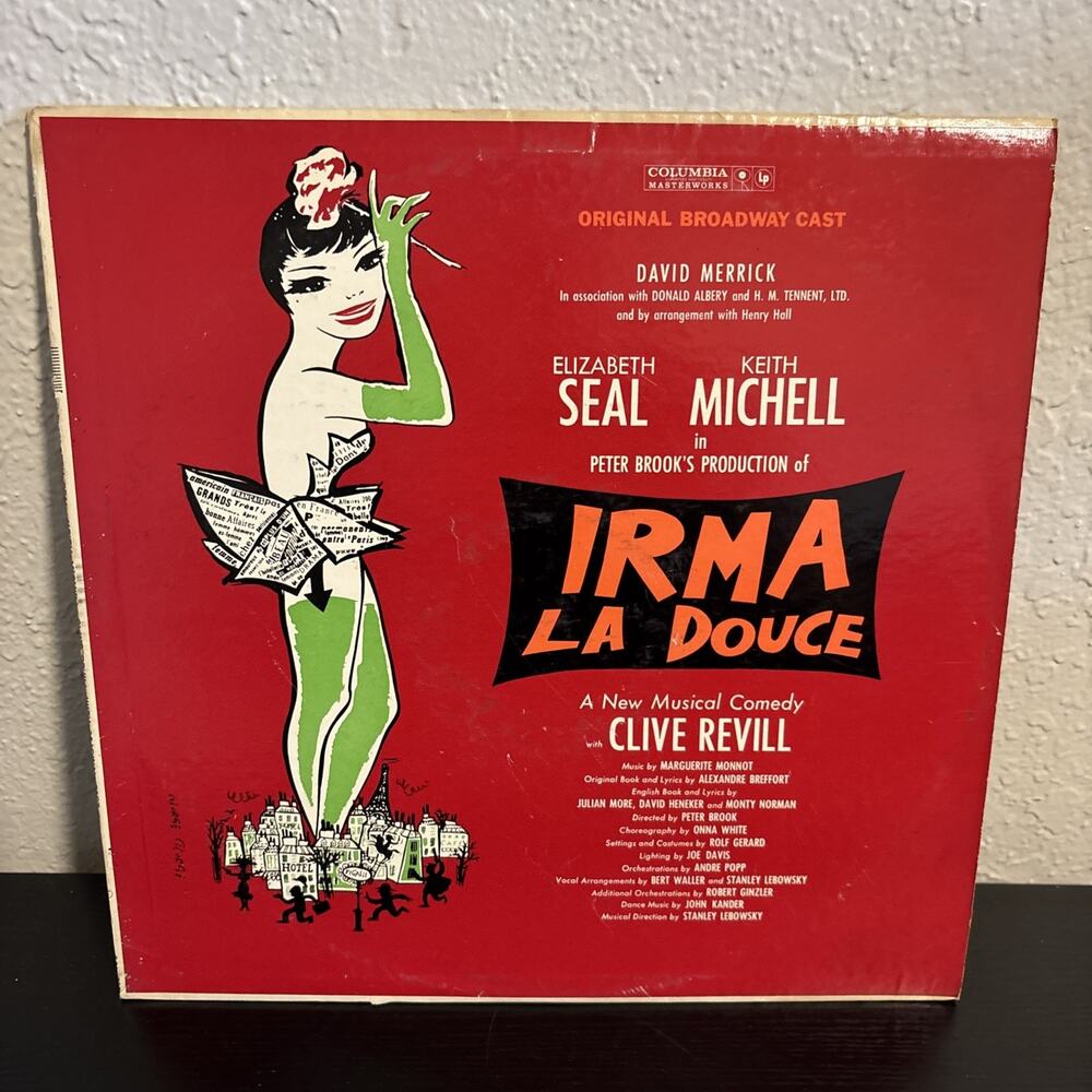 IRMA LA DOUCE VINYL RECORD LP ORIGINAL BROADWAY CAST ORIGINAL OL-5560